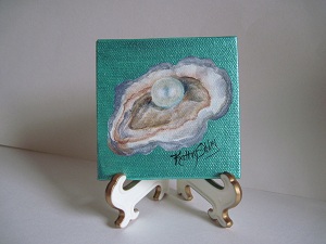 SibStudio Pearl on a Half Shell Oyster